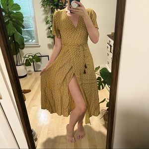 Faithful the Brand Midi Wrap Dress